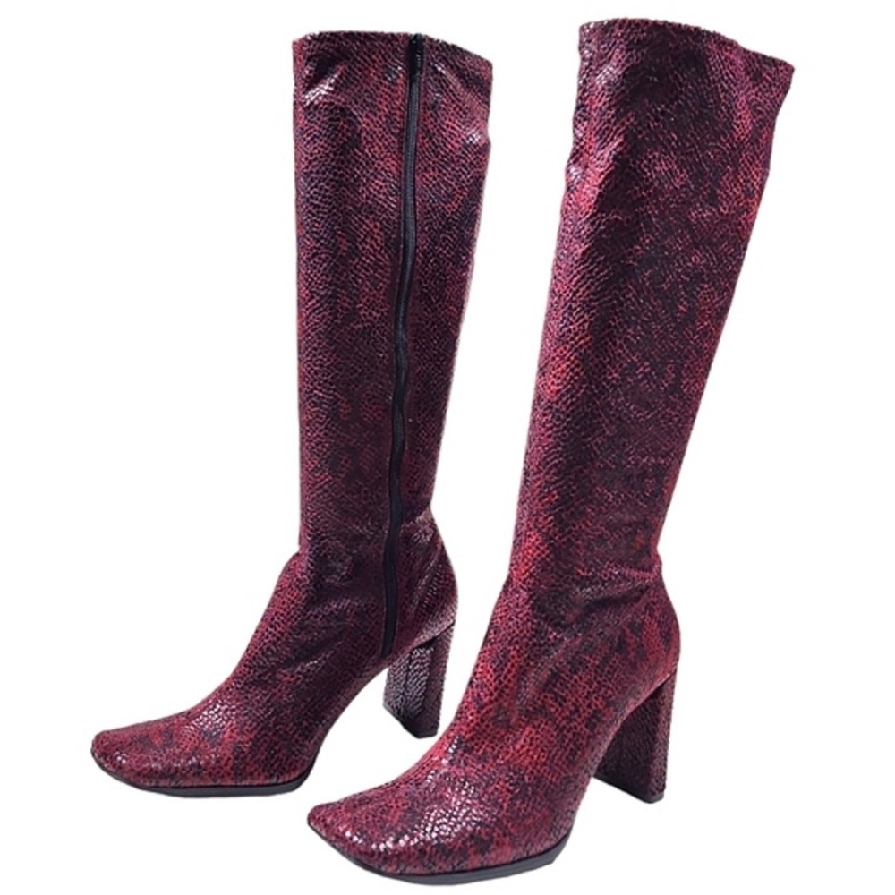 SOLD 🎉: Chinese Laundry Snake Skin Boots 🐍